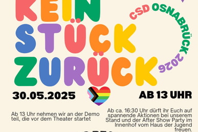CSD Osnabr&uuml;ck - 30.05. ab 13 Uhr